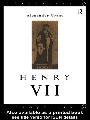 cover image of Henry VII